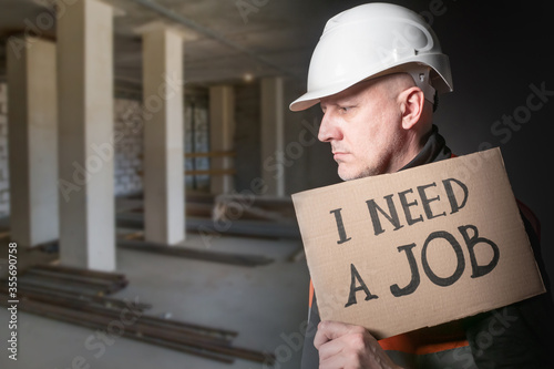 Lack of work for builders. ...