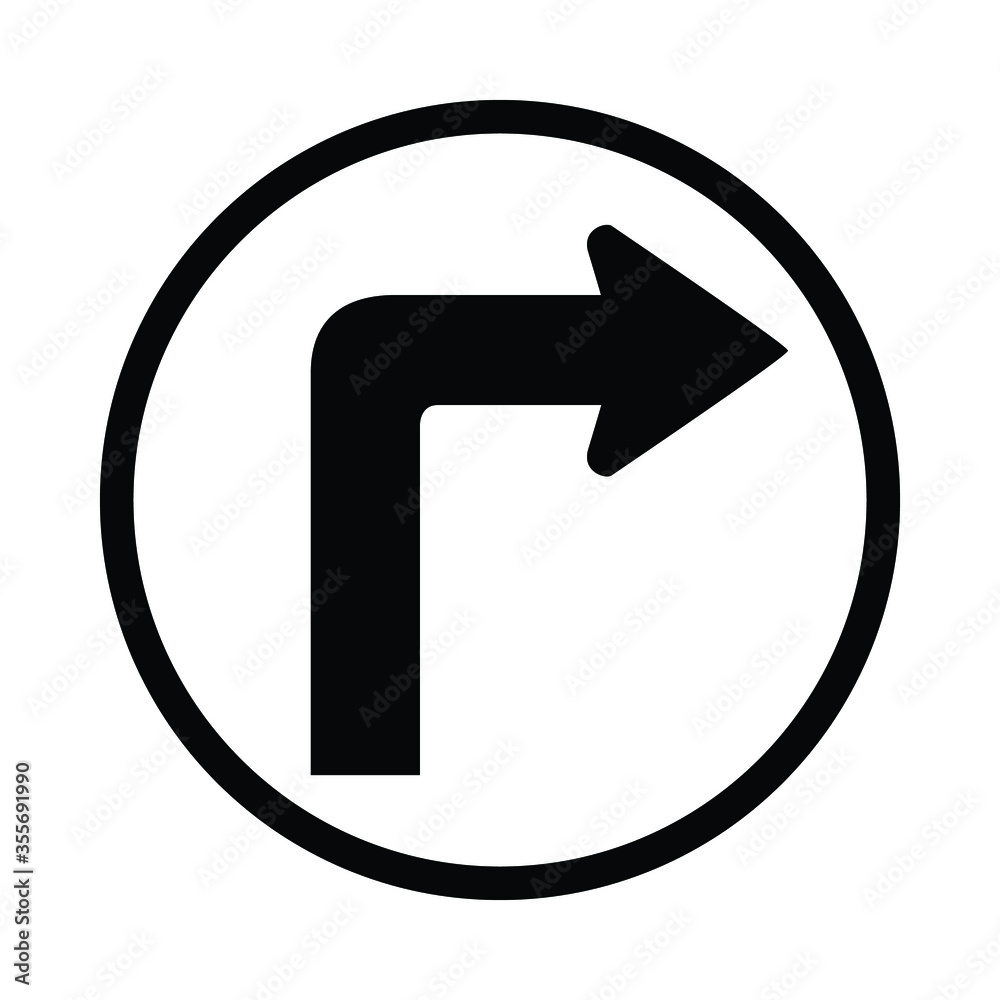 turn left or right sign, turn left or turn right signal, traffic sign vector turn left or right sign, turn left or turn right signal, traffic sign vector