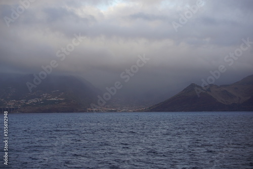 Madeira  early morning  view from ferry