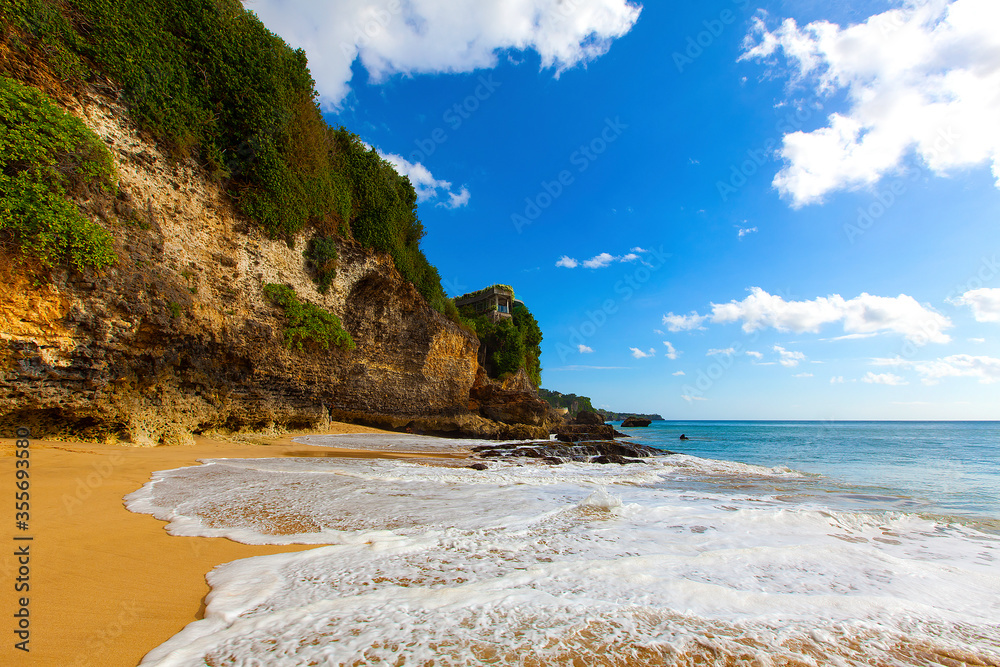 Secret Jimbaran beach near Pura Tengal Wangi, Bali, Indonesia