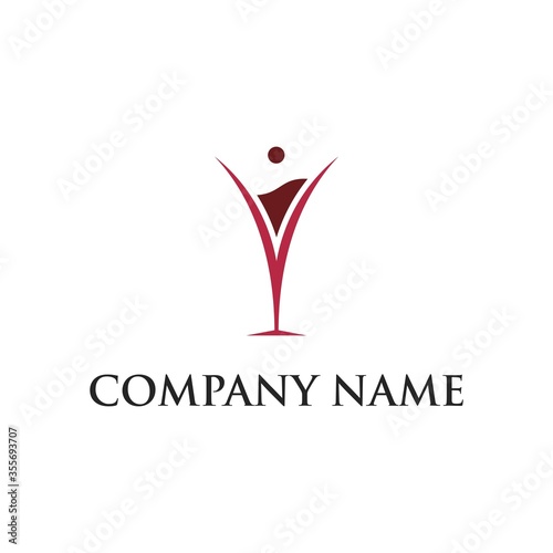 letter v wine logo