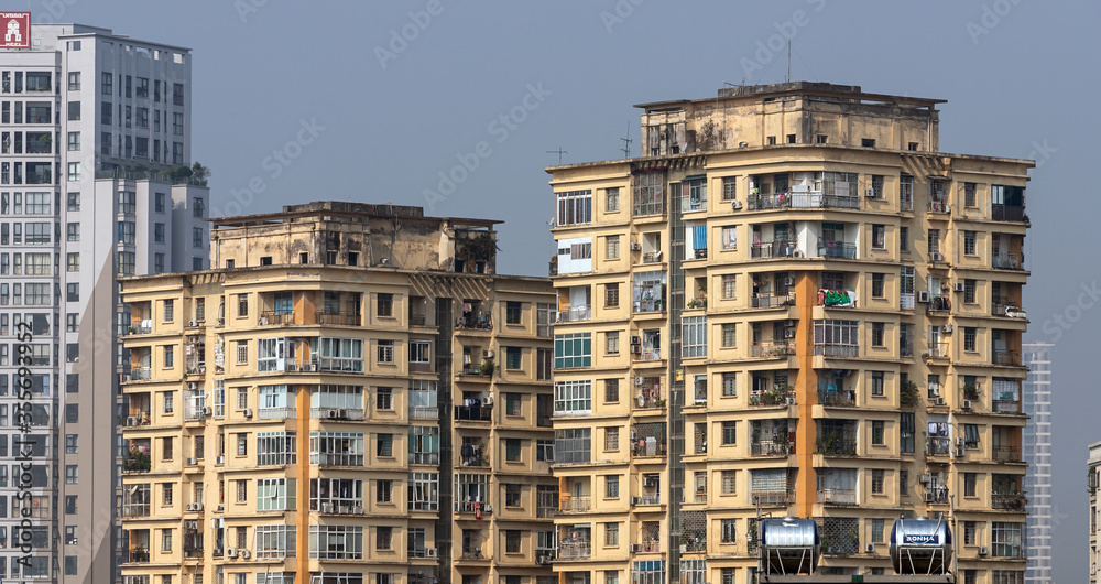Fototapeta premium hanoi city buildings