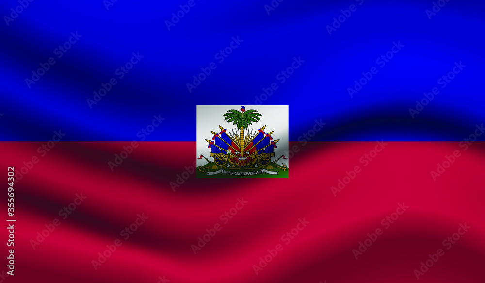 Haiti Vector Flag. Vector illustration. Haiti Vector Flag. Vector illustration.