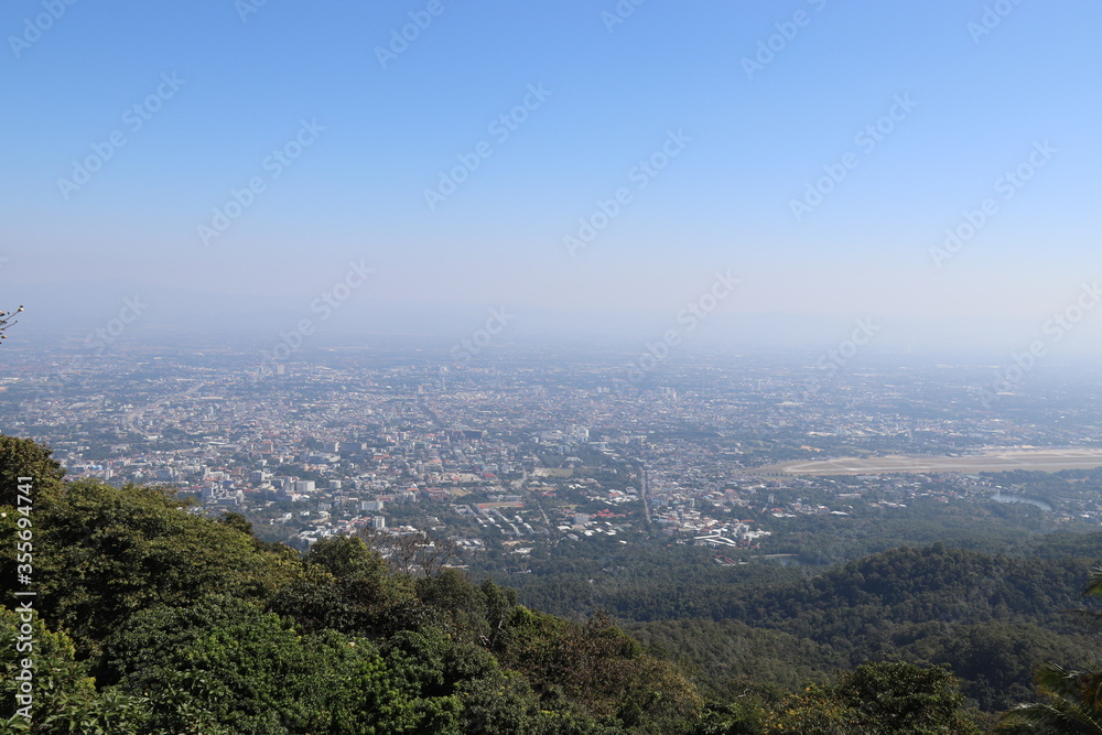 Paysage urbain à Chiang Mai, Thaïlande	