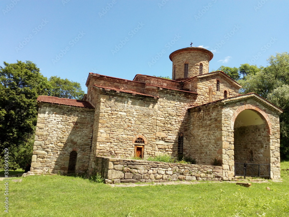 An ancient Christian temple in the Russian Caucasus. Arkhyz. An ancient Christian temple in the Russian Caucasus. Arkhyz.