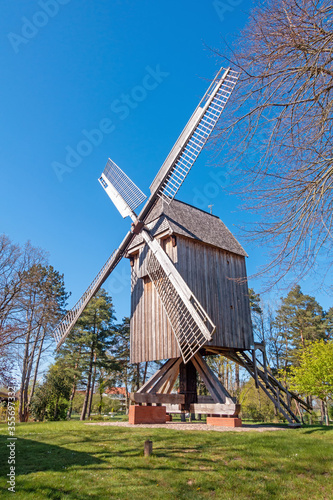 Bockwindmühle in Rethem (Aller), Landkreis Heidekreis, Niedersachsen, Deutschland