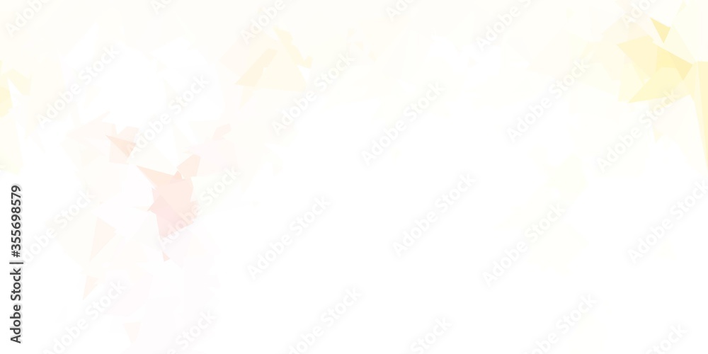 Obraz premium Light pink, green vector polygonal pattern.
