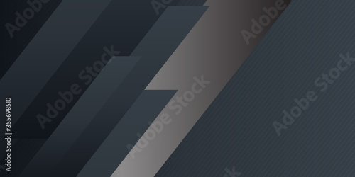 Black Silver Metal Presentation Background. Vector illustration design for presentation, banner, cover, web, flyer, card, poster, wallpaper, texture, slide, magazine, and powerpoint.