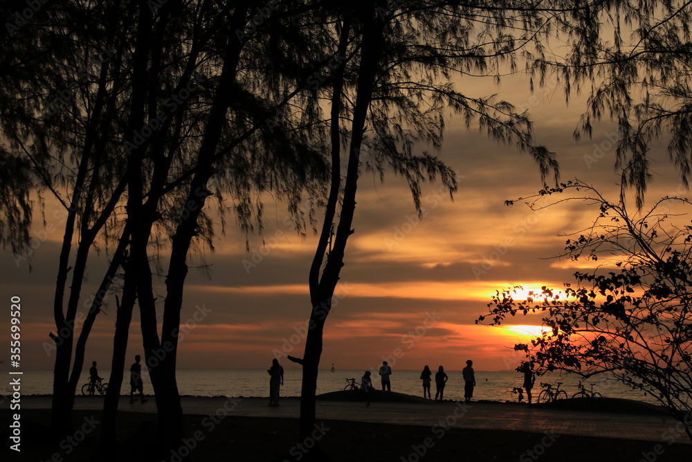 sunrise on the beach