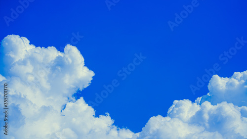blue sky and clouds
