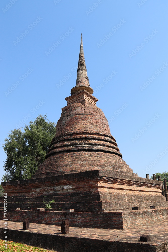 Stupa du parc historique de Sukhothaï, Thaïlande