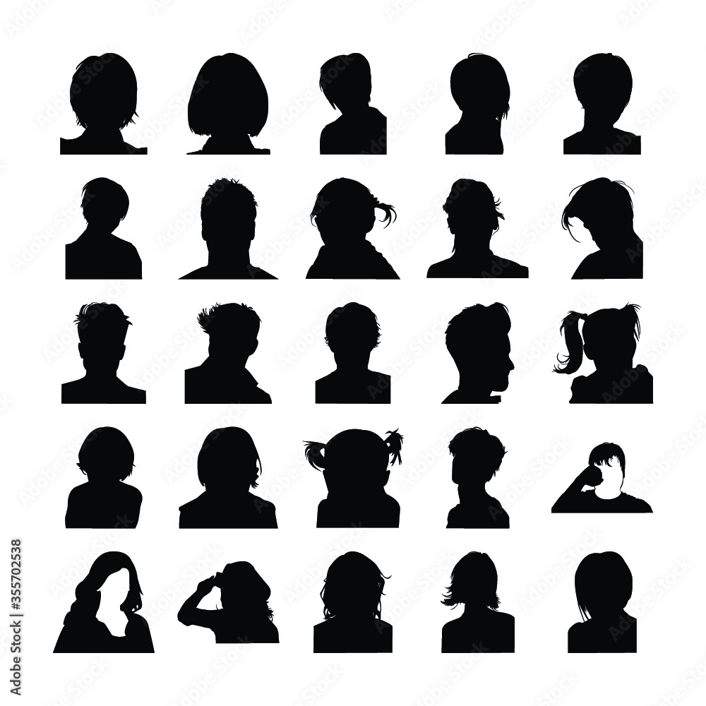 
Human Silhouettes Set
