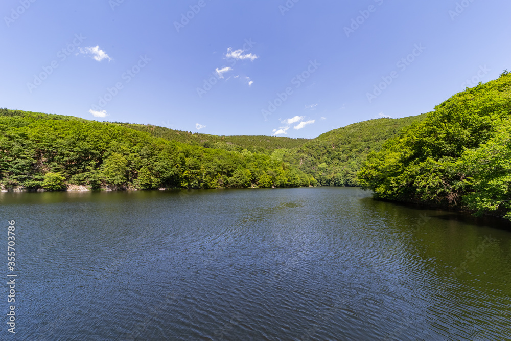 Fototapeta premium Urlaub in Deutschland Eifel Rursee
