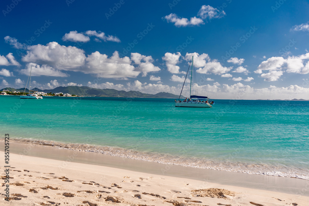 Fototapeta premium island of Anguilla in the Caribbean sea