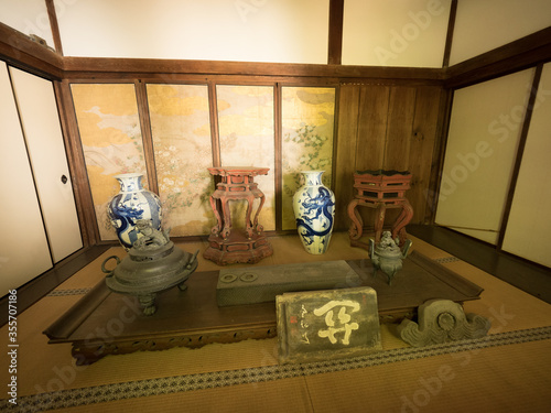 Interior del Templo Nanzen-ji, en Kioto, Japón photo