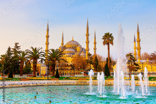 Hagia Sophia on sunrise, Istanbul, Turkey