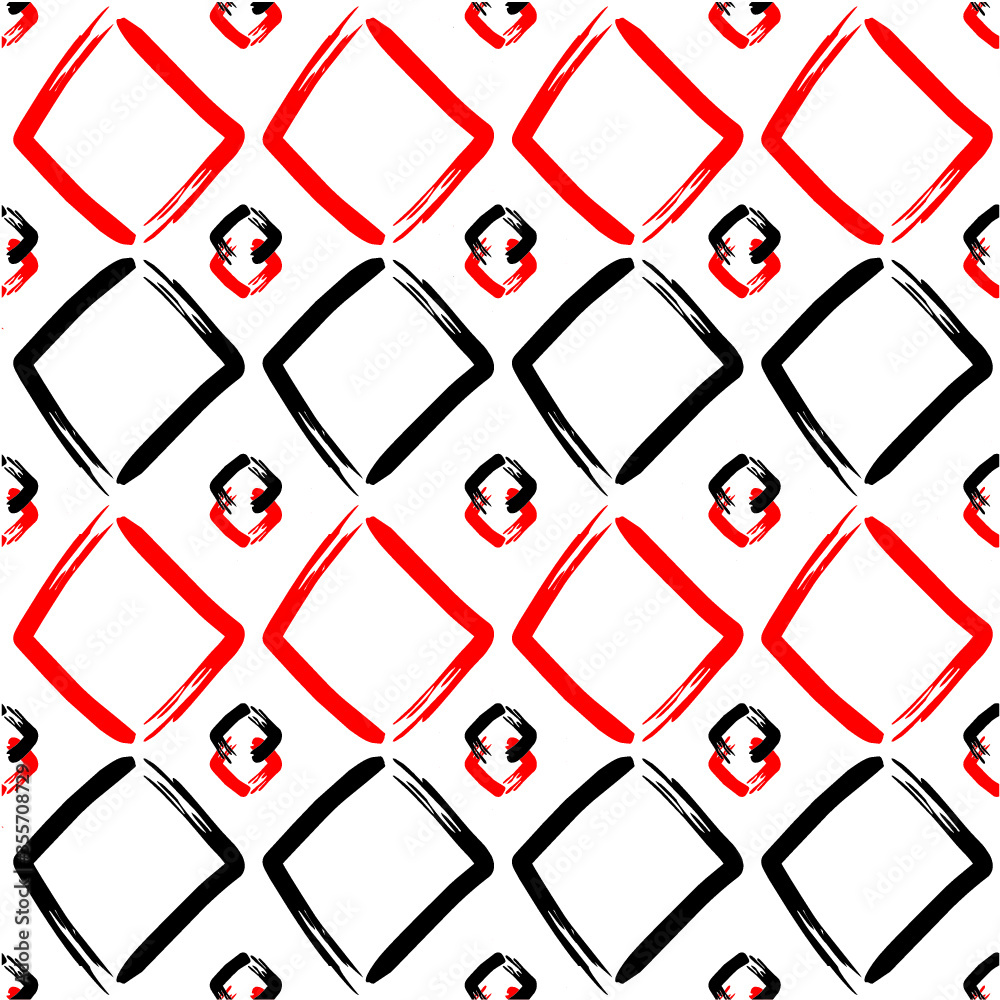 Seamless geometric vector pattern with rhombus Seamless geometric vector pattern with rhombus