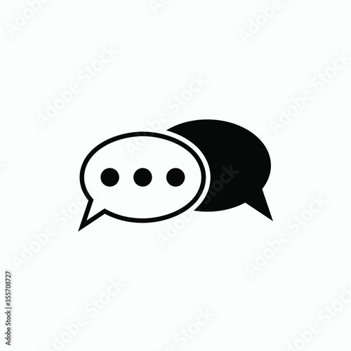 chat icon vector