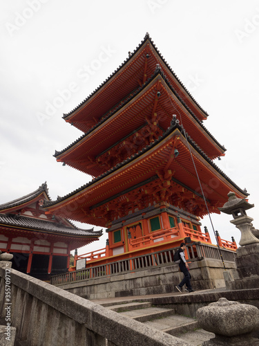 Pagoda en el Templo Kiyomizudera  en Kioto
