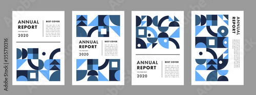 Set of abstract colourful geometrical templates. Universal cover Designs for Annual Report, Brochures, Flyers, Presentations, Leaflet, Magazine.