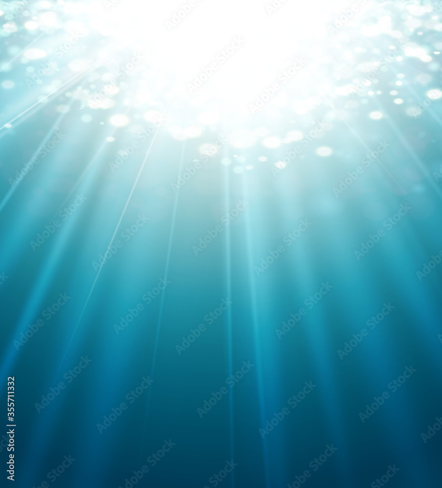 Underwater Lights Background