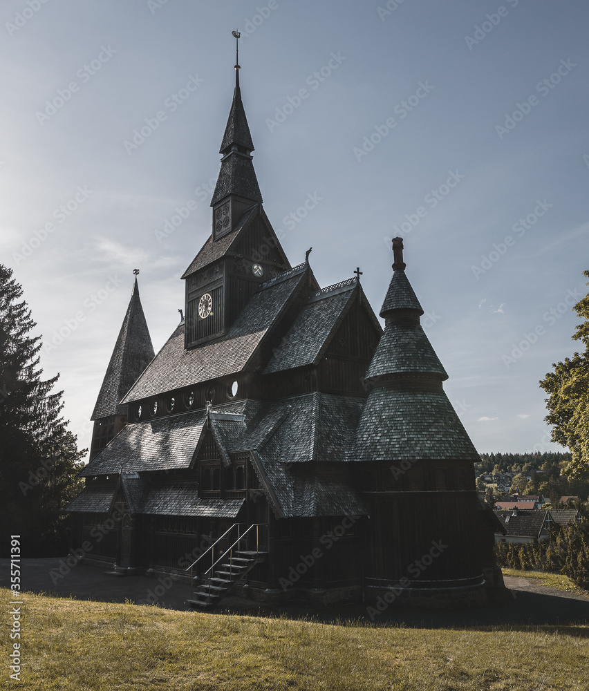 the famous stave church in germany