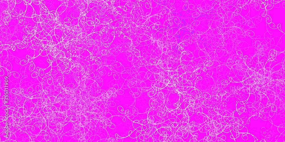 Light Purple, Pink vector background with wry lines. Light Purple, Pink vector background with wry lines.