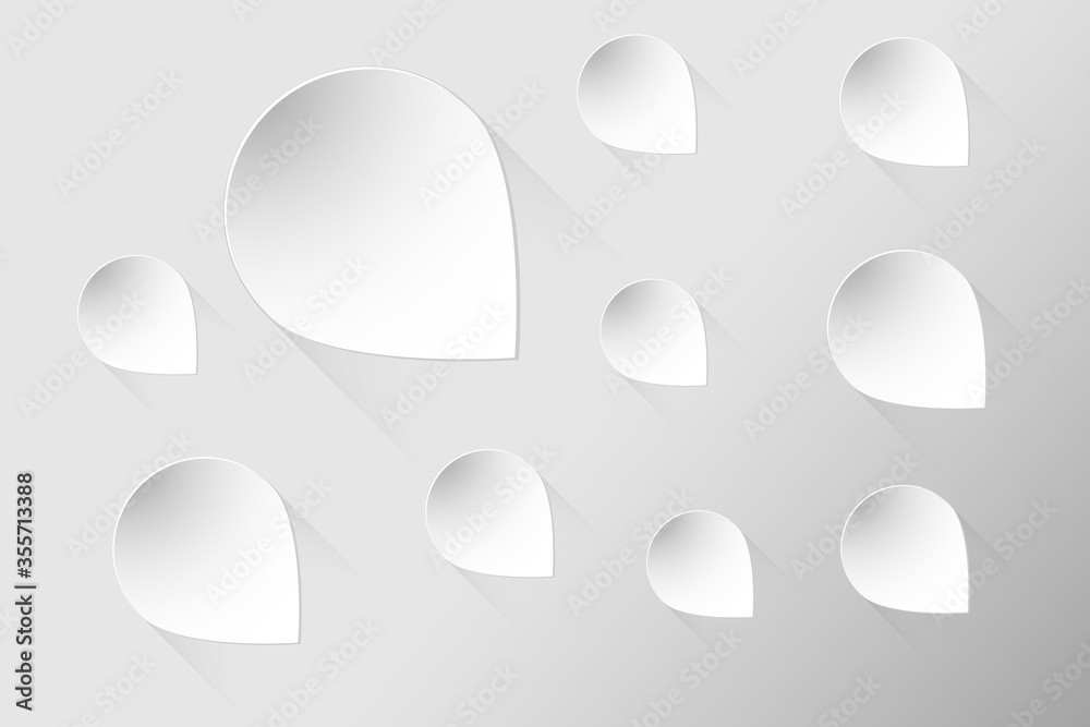 Vector Blank White cycle and corner Vector Blank White cycle and corner