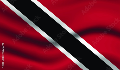 Trinidad and Tobago Vector Flag. Vector illustration.