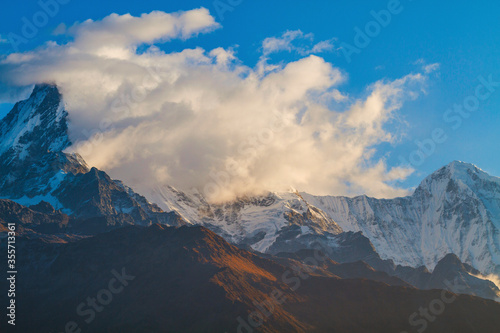 Annapurna mountains from Poon Hill viewpoint, Nepal © svetlanamarkova