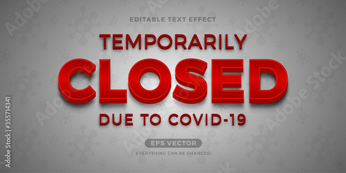 Closed editable text vector