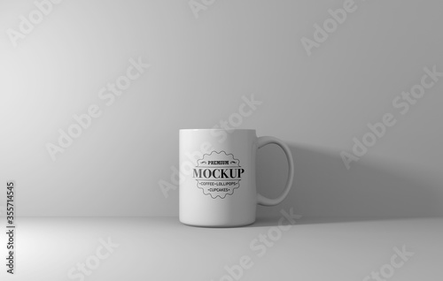 Realistic Mug Mockup, Fully Editable, Easy to Replace the Artwork, Easy to Change Colour