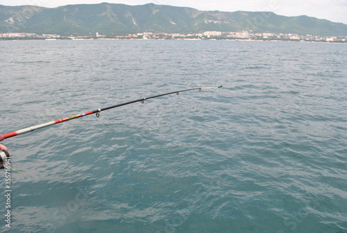 fishing in the sea