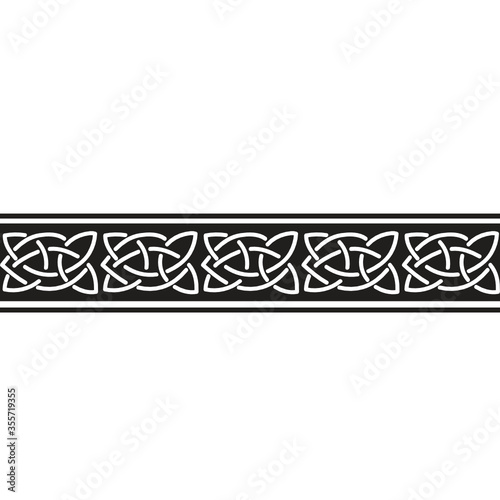 Simple Celtic Border, vector graphic design element
