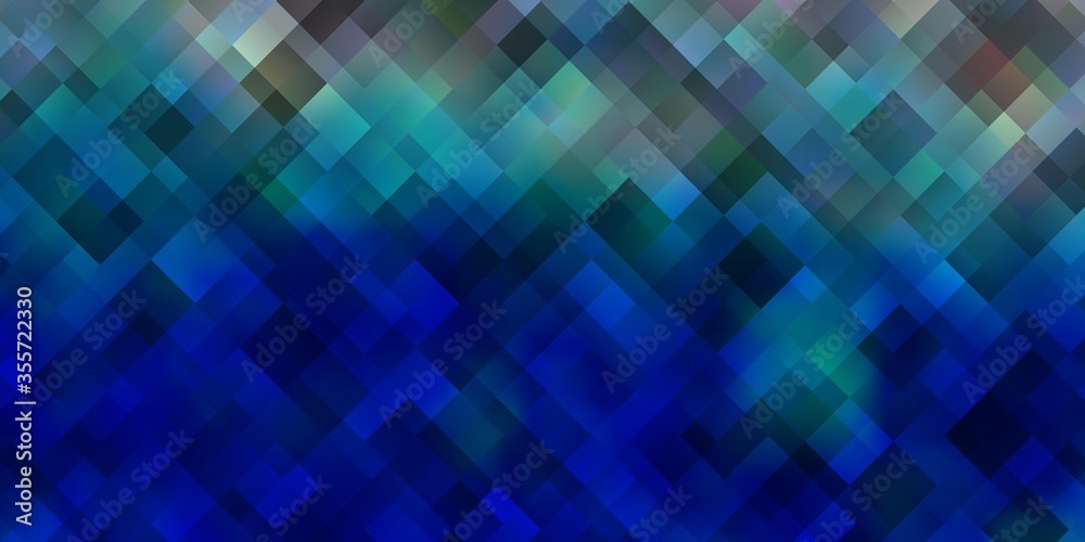 Light BLUE vector texture in rectangular style.