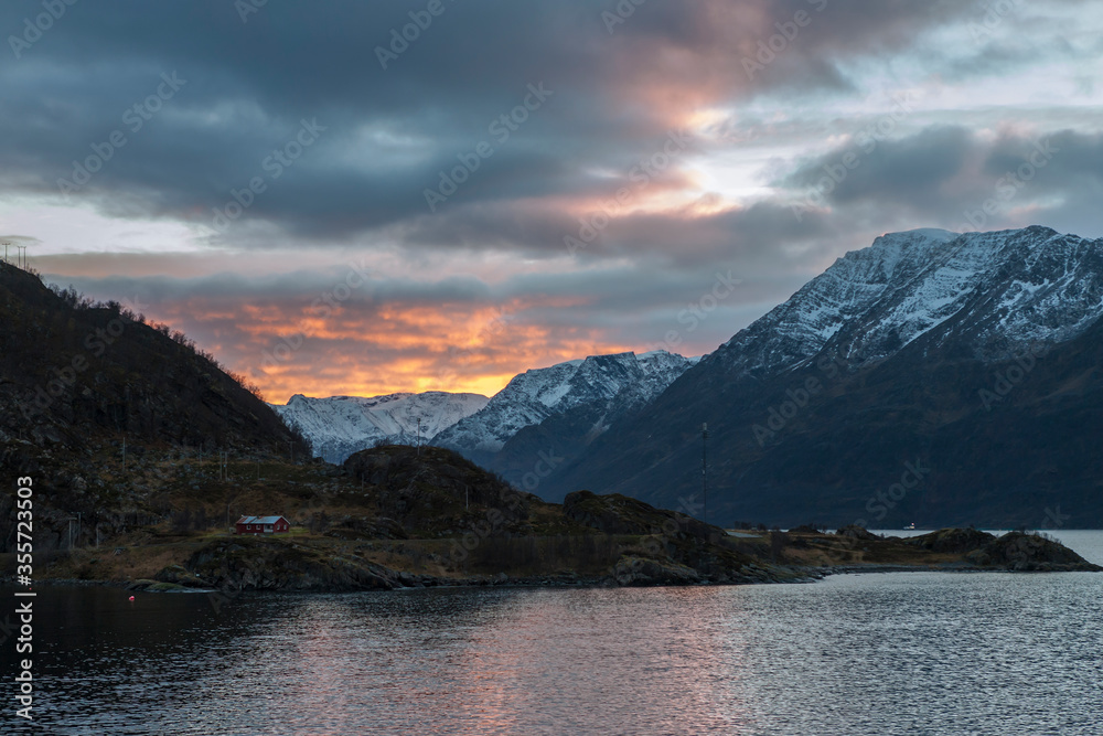 Øksfjorden, Loppa Municipality, Vest-Finnmark, Northern Norway