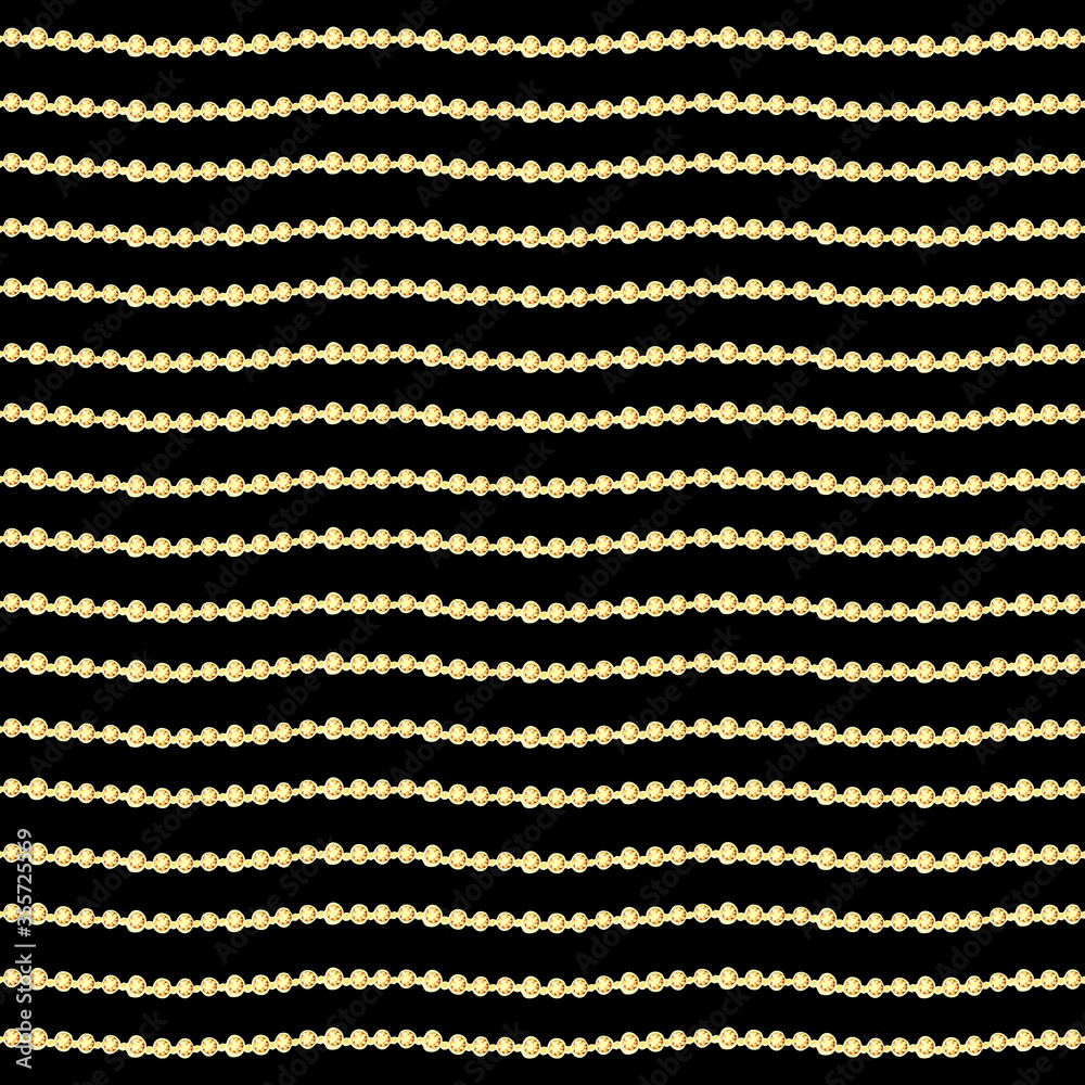 Seamless pattern of multi-colored diamonds on a black background.