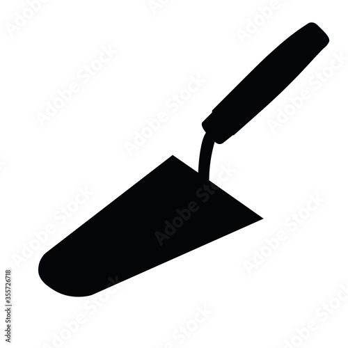 Trowel for repairs. Vector image