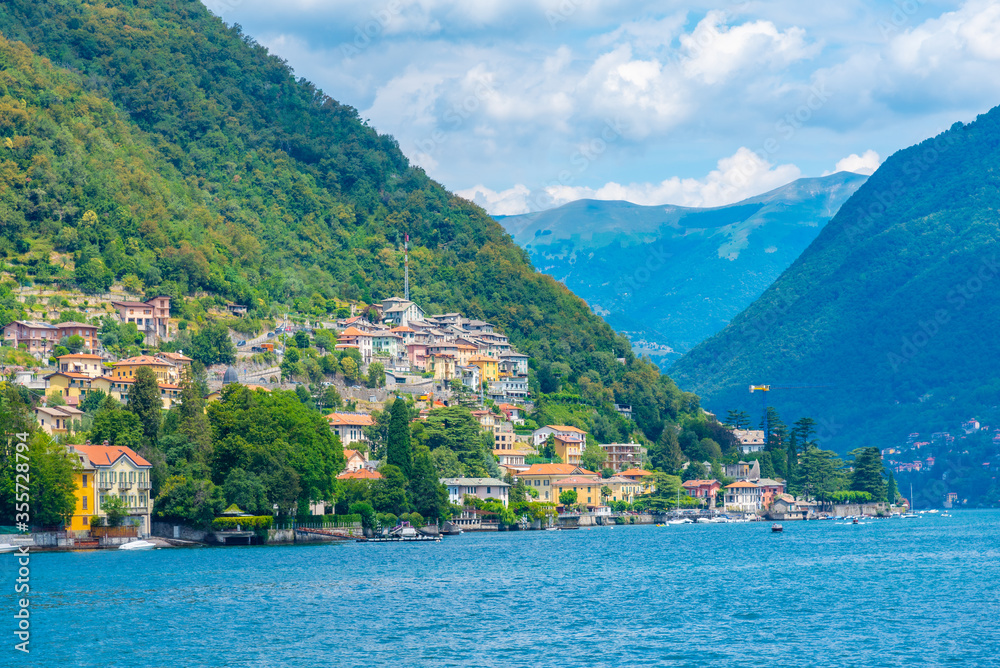 Laglio village and lake Como in Italy Stock Photo Adobe Stock