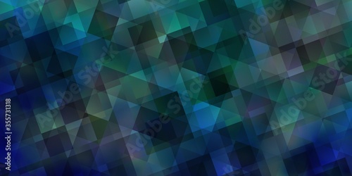 Light BLUE vector backdrop with lines, triangles.