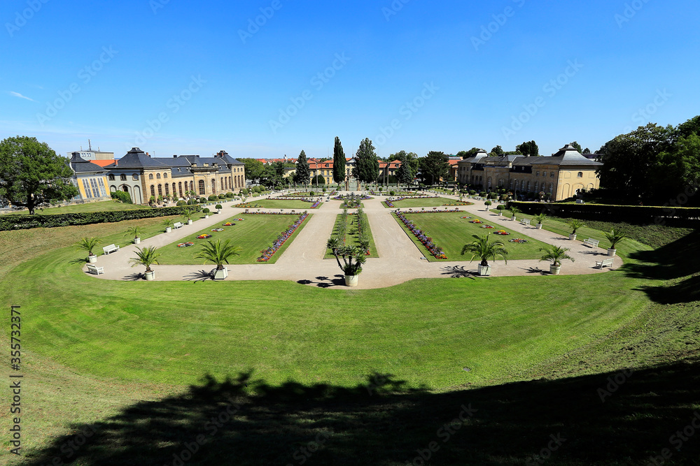 Fototapeta premium Orangery, Garden, Park, Gotha, Thueringen, Germany, Europe