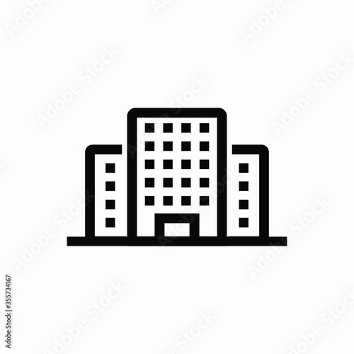 building icon vector sign symbol