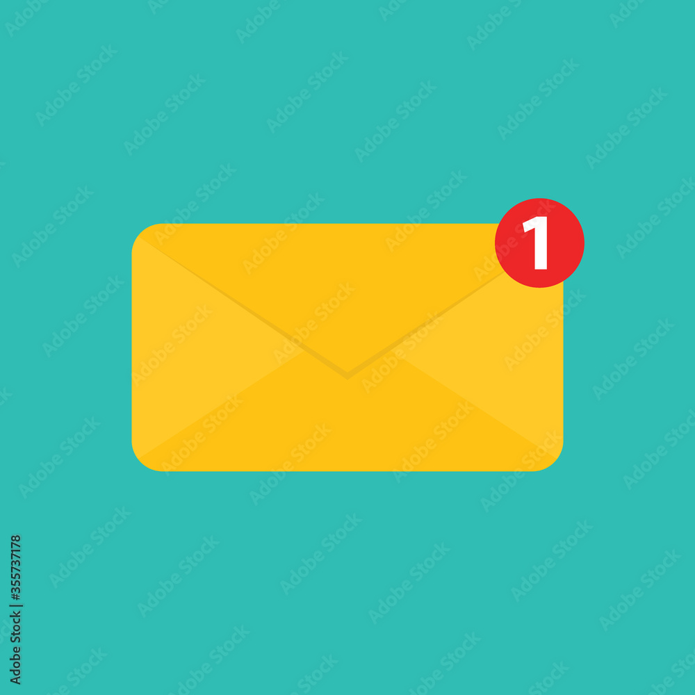 mail flat vector. email icon envelope flat sign mail flat vector. email icon envelope flat sign