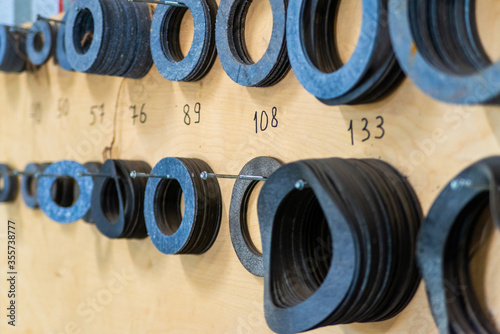 Different sizes piping flange paronite gasket for use in the power, oil and gas industry