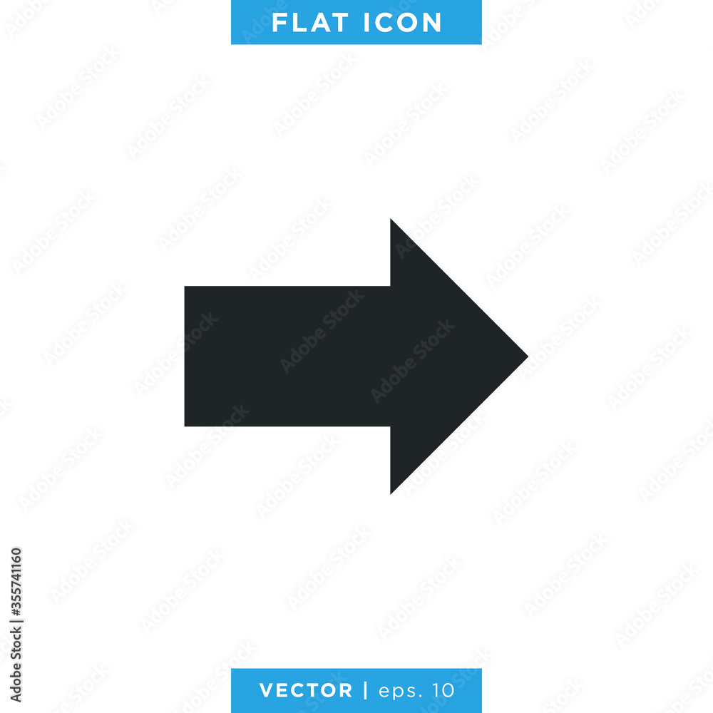 Arrow icon vector design template Arrow icon vector design template