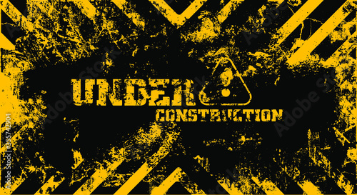 grunge hazard stripes background