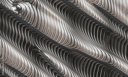 Wallpaper Mural futuristic scifi abstract art metal  Torontodigital.ca