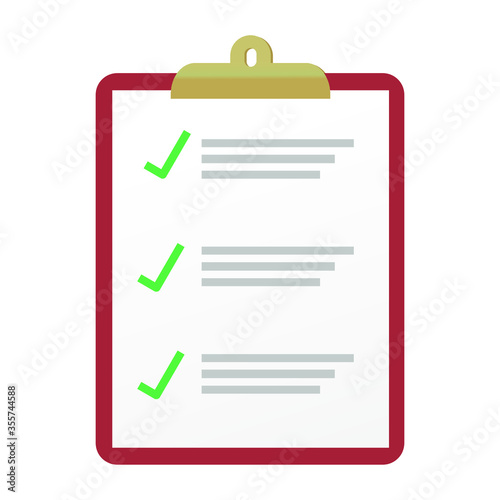 clipboard with checklist