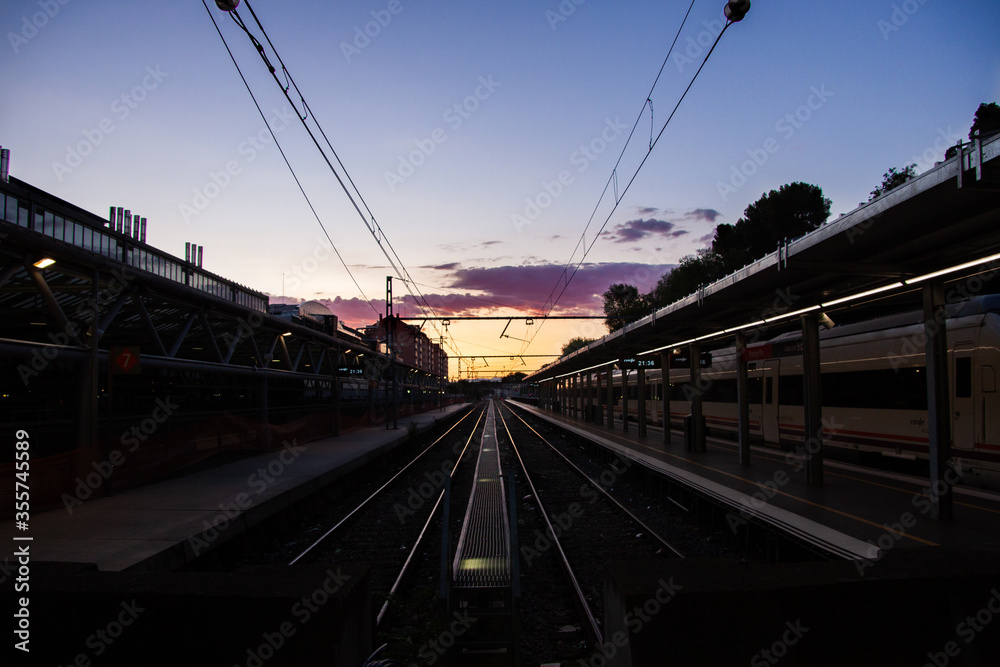Fototapeta premium Estacion de principe pio madrid españa