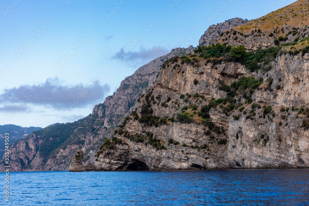 Italy, Campania, Amalfi Coast - 14 August 2019 - Natural wonder of the Amalfi coast